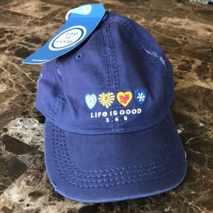 Life is Good adjustable baseball cap